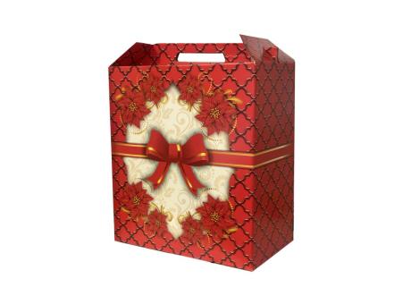 CAJA CANASTA NAVIDAD 3731 GG GLOBO ORO FELICES FIESTAS URIARTE