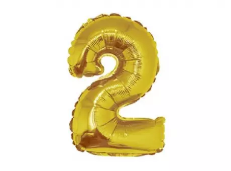GLOBO INFLABLE 16`-N.2 DORADO