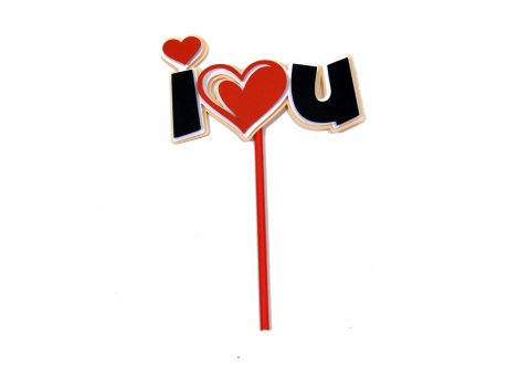 Imagen de TOPPER I-CORAZON-U