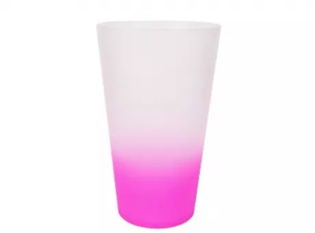 VASO MEGA DRINK 550ML FANTASY ROSADO NEON