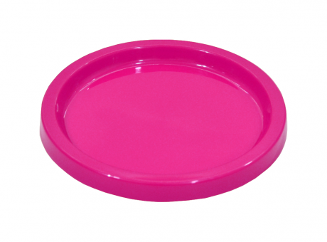 BANDEJA PLASTICA CIRCULAR (21X2) FUCSIA