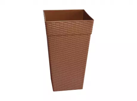 PLANTERA RATTAN MEDIANA 17 L CERAMICA R. 132 PLASNEW