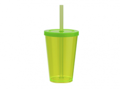 Imagen de VASO HAPPY 350ML VERDE NEON