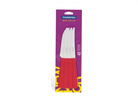 CUCHILLO PARA ASADO ROJO 23160/974 NEW KOLOR