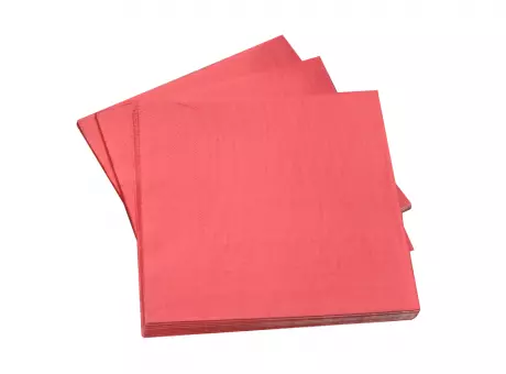 SERVILLETA MDC ROJO 33X33CM C20