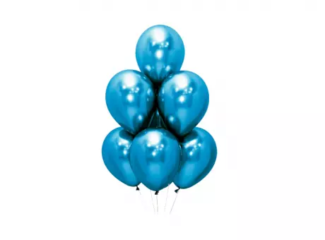 GLOBOS CROMADOS AZUL 12\\" A1153 X50