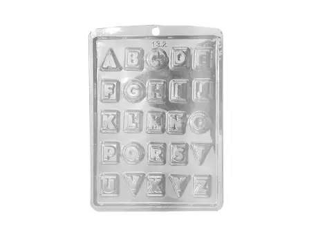 FORMA PVC PADRON 132 CHOCOLATE ABC MD ART CRYSTAL