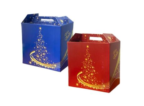 CAJA CANASTA NAVIDAD 3452 GRD  FELICES FIESTAS