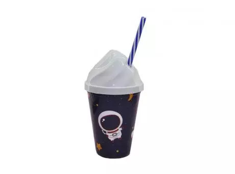 HOPPY PLASTICO ESPACIO (400ML) AZUL