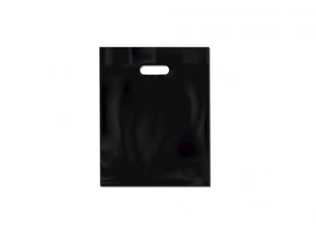 PLP BOLSA RIÑONERA NEGRA 20X30 POL. 10 UND.