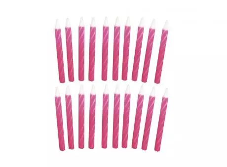 VELA CUMPLEAÑOS PALITO ESPIRAL ROSA C23