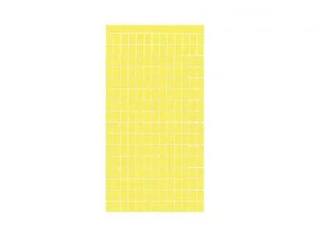 CORTINA SHIMMER PASTEL AMARILLO MDC 1*2M CM02292