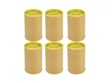 ALCANCIA DE PAPEL AMARILLO C6