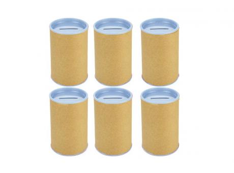 ALCANCIA DE PAPEL CELESTE C6