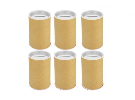 ALCANCIA DE PAPEL BLANCO C6