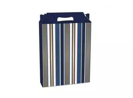 CAJA MALETIN RECT VERT GRD DECOR VALENTIN AZUL 21X7,5X26
