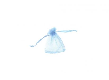 BOLSITA ORGANZA 10P (7X9CM) CELESTE