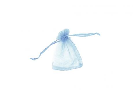 BOLSA ORGANZA 10P (11X16CM) CELESTE