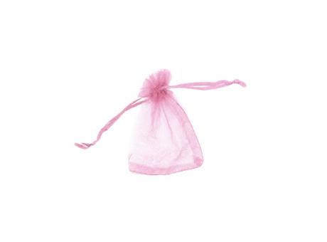 Imagen de BOLSA ORGANZA 10P (11X16CM) ROSADO CLARO