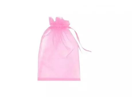 BOLSA ORGANZA 10P (15X20CM) ROSADO CLARO