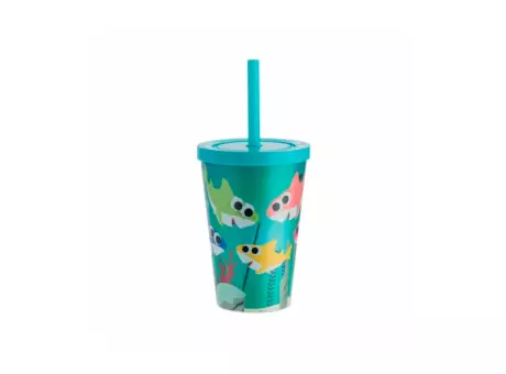 VASO BABY PP 350ML TIBURONCITO-AZUL TIFF. R: 01195747 NEOPLAS