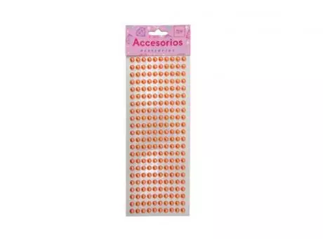 CALCOMANIA PERLAS 8 ROSADO Z8