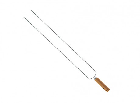 ESPETO DOBLE 85CM NIQUELADO STOLF