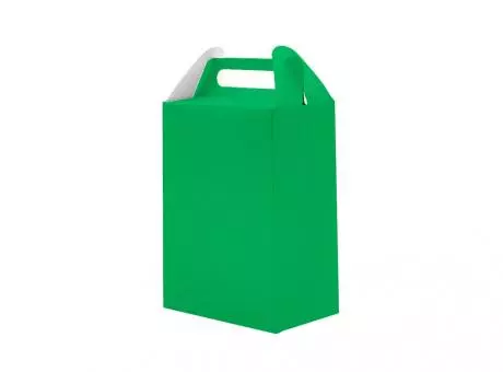 CAJA PAPEL RECTANGULO 10P (17X9X5CM) VERDE