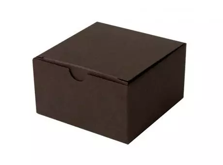 CAJITA SIN TAPA COLOR MARRON 5,5X5,5