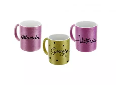 Imagen de TAZA GLITTER 11OZ COLORES VARIOS