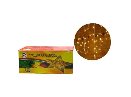 LUCES LED NAVIDEÑAS CASCADA 300L - LUZ CALIDA 9505-7