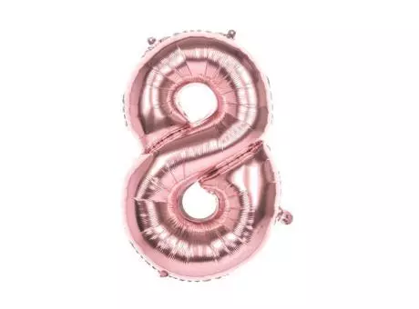 GLOBO INFLABLE 16`-N.8 ROSE
