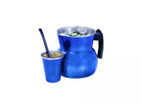 KIT TERERE 3 PZS AZUL BARNIZ