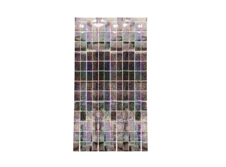 Imagen de CORTINA SHIMMER PUNTO PLATA 1m * 2m 1,8 S0019