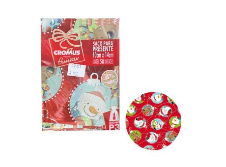 BOLSA METAL PEROL 10X14 NAVIDAD GRUPO MAGIA C50