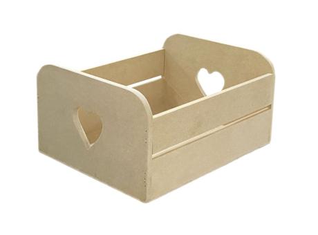 Imagen de BANDEJA MDF 20X20 CORAZON NATURAL PQ