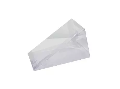 CAJA FATIA TRIANGULAR PQ TRANSPARENTE