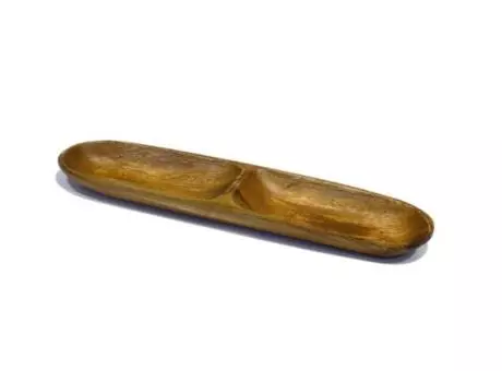 COPETINERO OVAL 2 DIVISIONES 33x7,5x2,5CM SELECTA