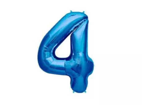GLOBO INFLABLE 32' N.4 CELESTE