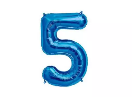 GLOBO INFLABLE 32' N.5 CELESTE