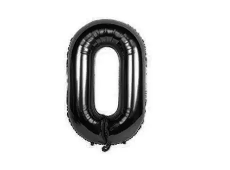 Imagen de GLOBO INFLABLE 32' N.0 NEGRO