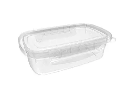 RECIPIENTE RASO MEDIO CON TRABAS 500ML NATURAL R: 232.012.001 NITRON