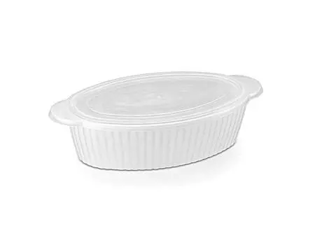 RECIPIENTE OVAL UNITARIO M. 1,25 L BLANCO R: 306.006.520 NITRON