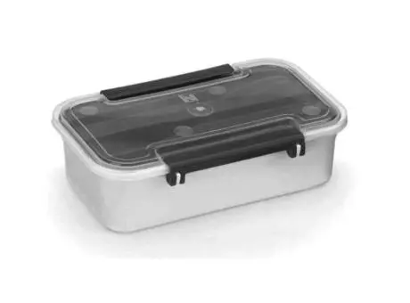 MARMIBOX MARMITA PEQUEÑA CON DIVISORIA PARA SERVICIOS 780 ML NEGRO R: 103.024.003 NITRON