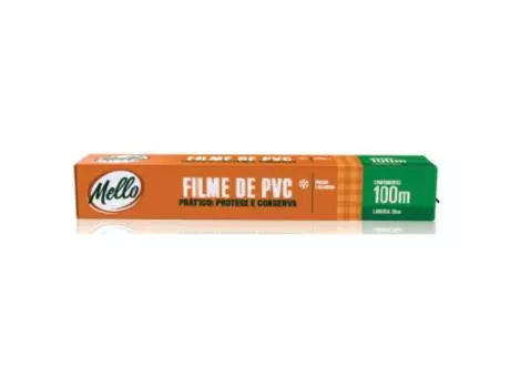 MLL FILM PVC 28 CM X 100M - CAJA 25 CARTUCHOS R: 410003 MELLO