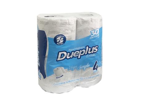 PAPEL HIG DUEPLUS CLASSIC 30MTS NEUTRO SIMPLE