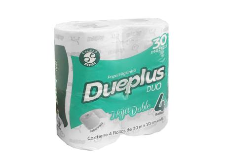 PAPEL HIG DUEPLUS DUO 30 MTS NEUTRO DOBLE