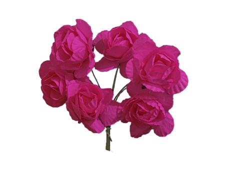 FLOR ARTIFICIAL 6P (3CM) FUCSIA