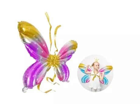 GLOBO ALA MARIPOSA (84.5X60.5) PURPURA