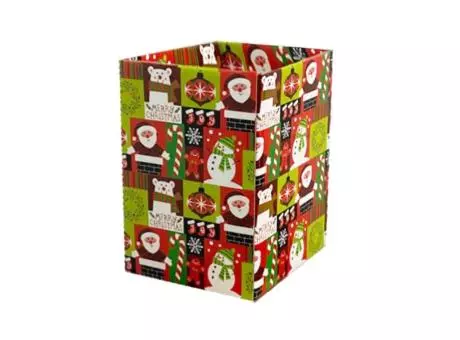 Imagen miniatura de CACHEPOT CUAD. NAVIDAD JOY ROJO